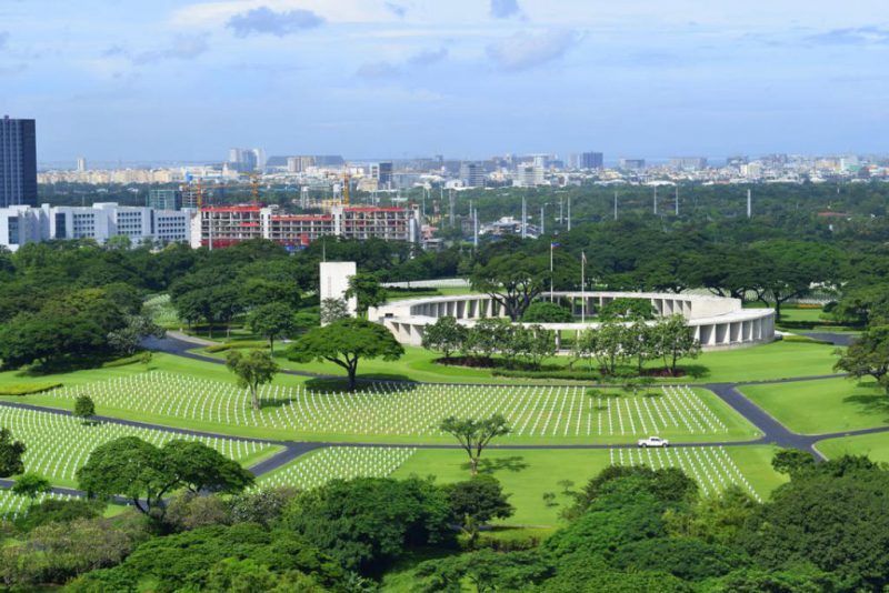 Toàn cảnh đài tưởng niệm chiến tranh